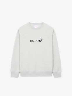 ESSENTIAL BASIC SMALL LOGO RAGLAN OVER FIT SWEATSHIRT