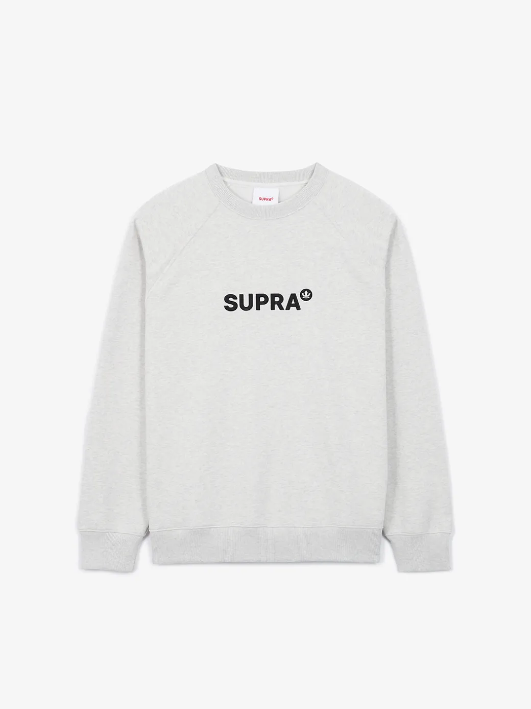 ESSENTIAL BASIC SMALL LOGO RAGLAN OVER FIT SWEATSHIRT