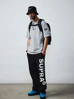 ESSENTIAL BIG LOGO BASIC SEMI WIDE PANTS