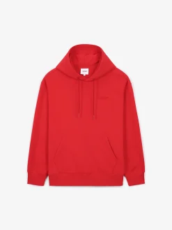 ESSENTIAL TOP APPLIQUE LOGO OVER FIT HOODIE