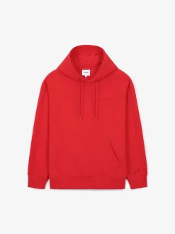 ESSENTIAL TOP APPLIQUE LOGO OVER FIT HOODIE