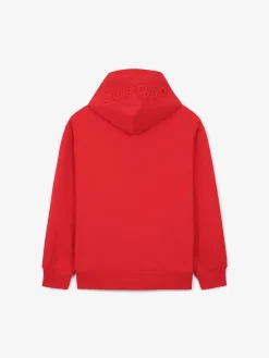 ESSENTIAL TOP APPLIQUE LOGO OVER FIT HOODIE