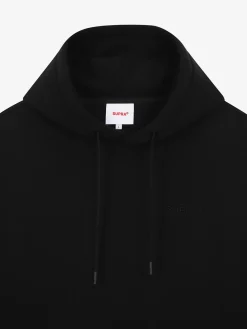 ESSENTIAL TOP APPLIQUE LOGO OVER FIT HOODIE
