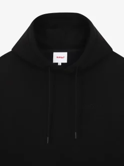 ESSENTIAL TOP APPLIQUE LOGO OVER FIT HOODIE