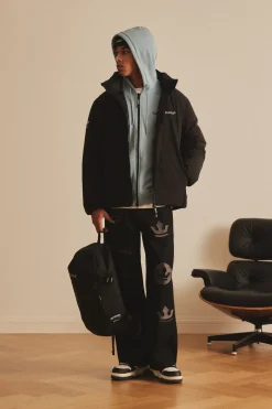 OUTDOOR OVER FIT HOOD ZIP-UP