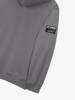 OUTDOOR OVER FIT HOOD ZIP-UP