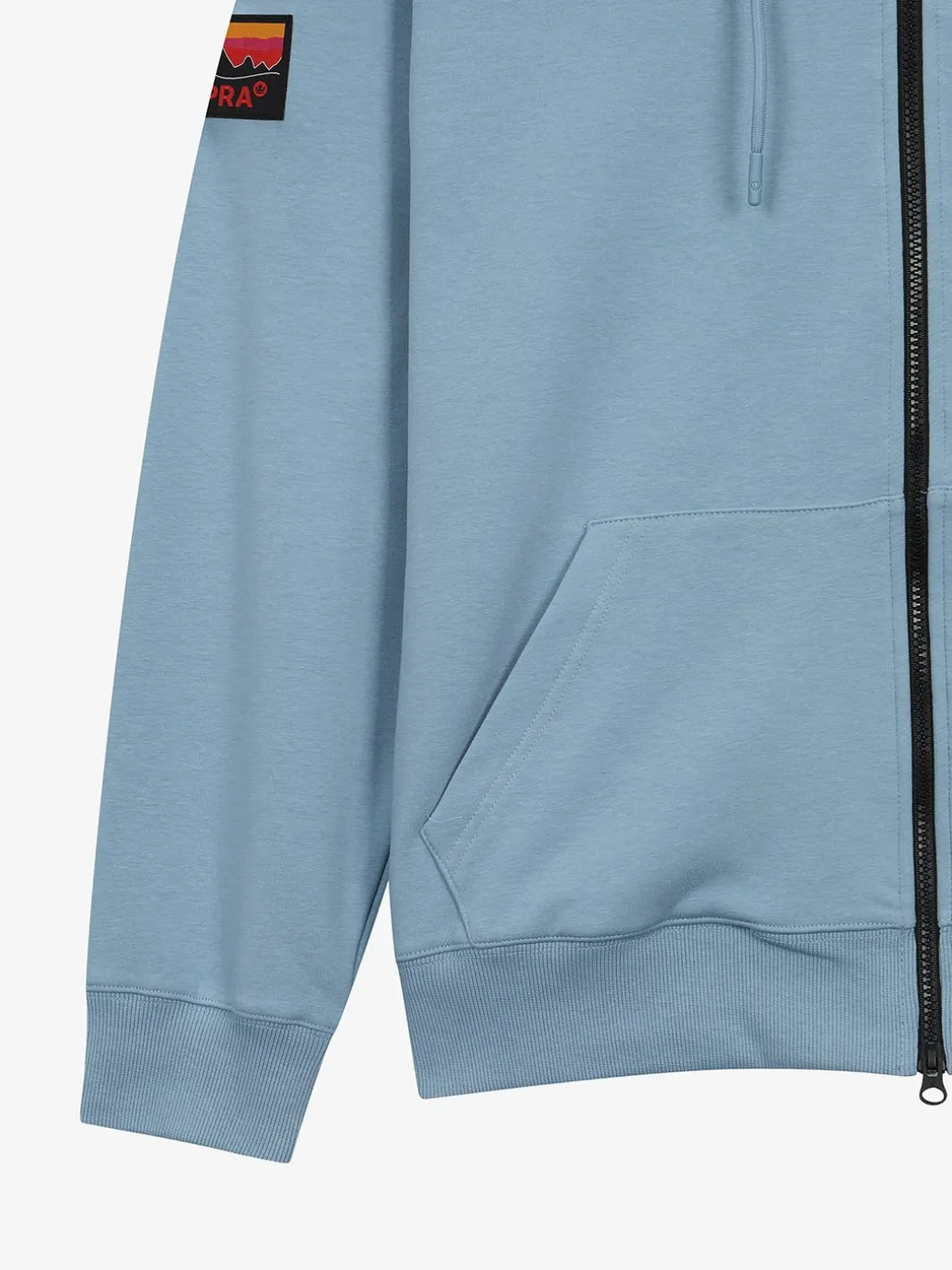OUTDOOR OVER FIT HOOD ZIP-UP