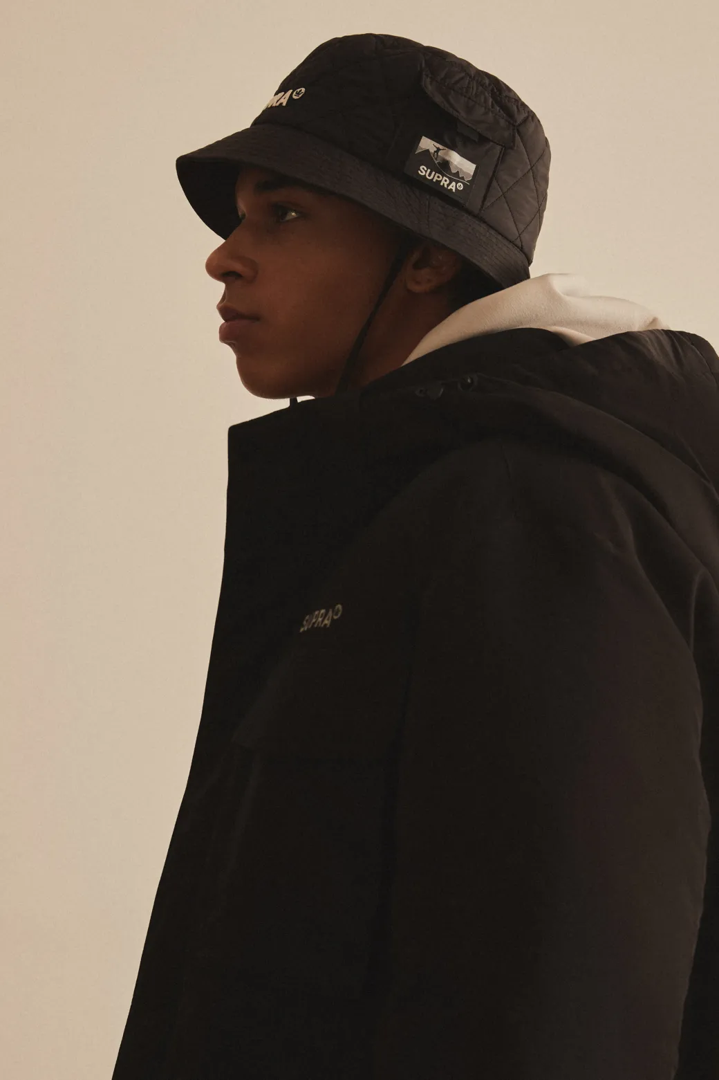 OUTDOOR QUILTING POCKET BUCKET HAT