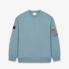 OUTDOOR WOVEN PATCH OVER FIT SWEATSHIRT