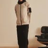 OUTDOOR WOVEN PATCH OVER FIT HOOD ZIP-UP