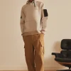 OUTDOOR WOVEN PATCH OVER FIT HOODIE