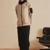 OUTDOOR WOVEN PATCH OVER FIT HOOD ZIP-UP