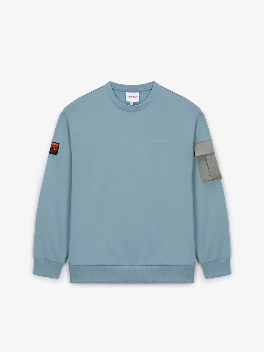 OUTDOOR WOVEN PATCH OVER FIT SWEATSHIRT