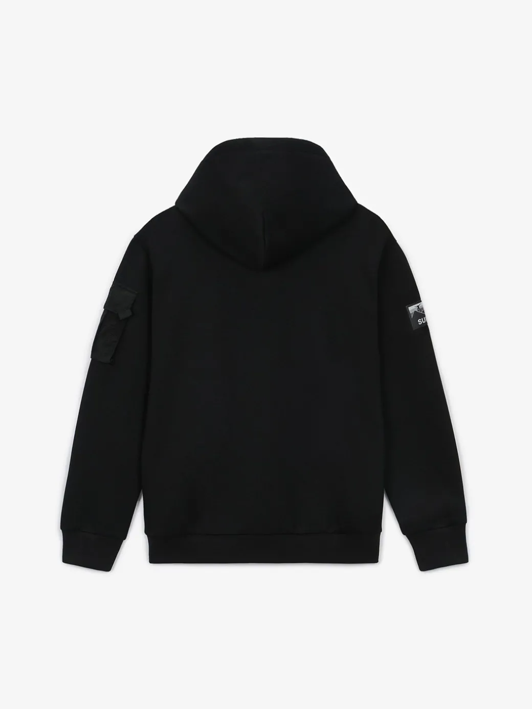 OUTDOOR WOVEN PATCH OVER FIT HOODIE
