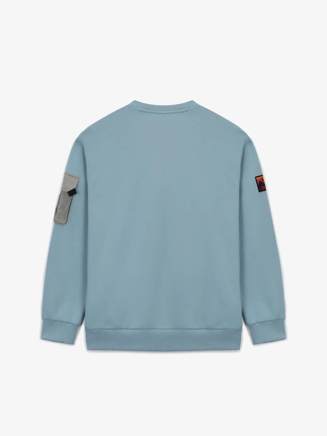 OUTDOOR WOVEN PATCH OVER FIT SWEATSHIRT