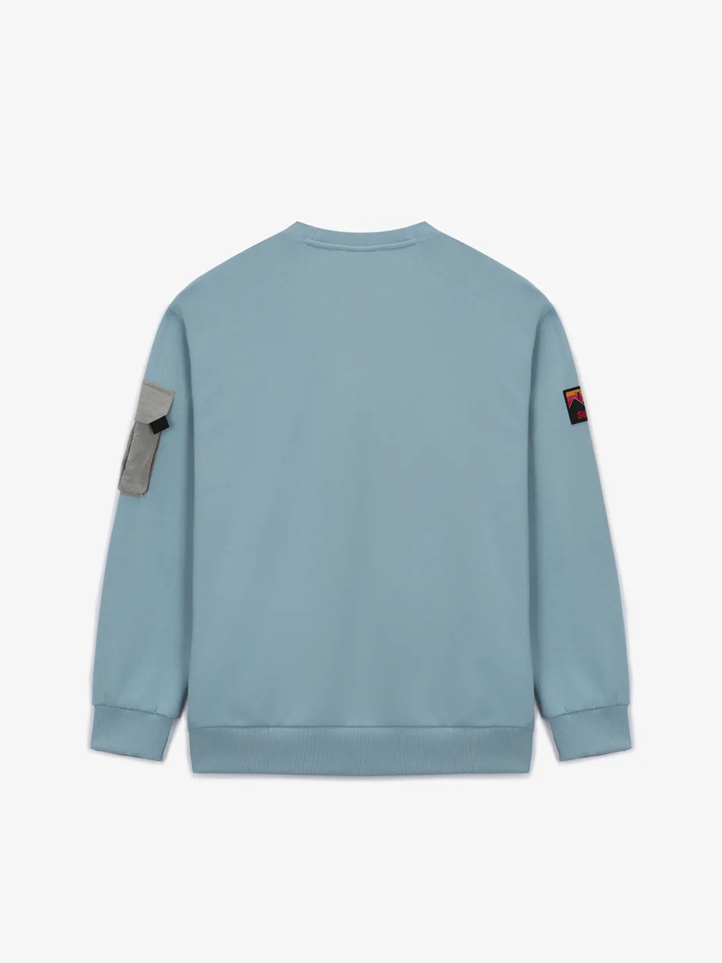OUTDOOR WOVEN PATCH OVER FIT SWEATSHIRT