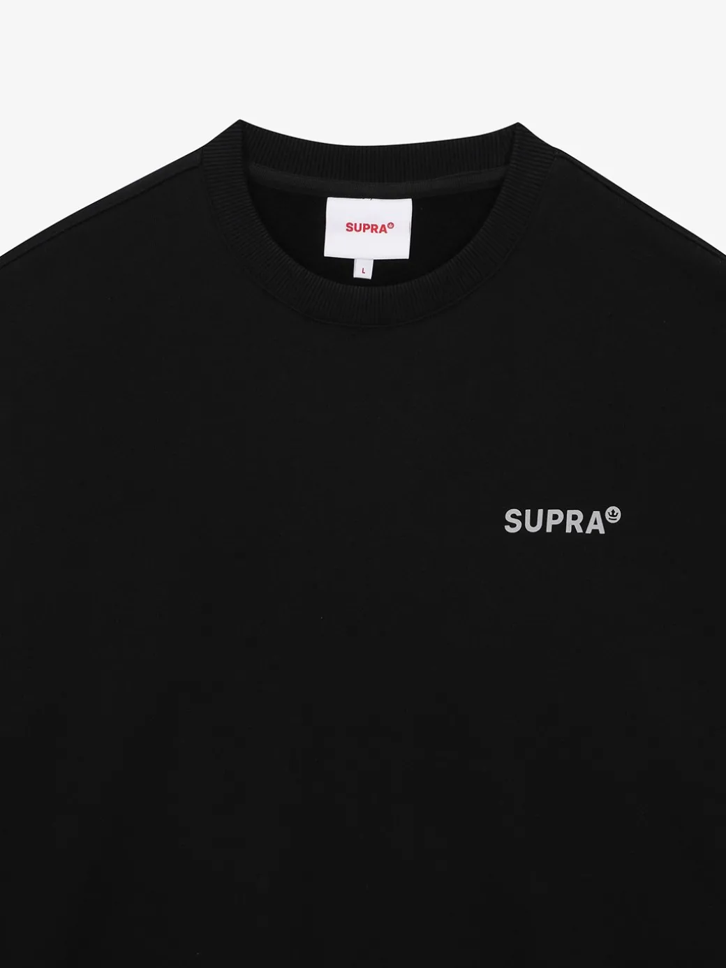 OUTDOOR WOVEN PATCH OVER FIT SWEATSHIRT