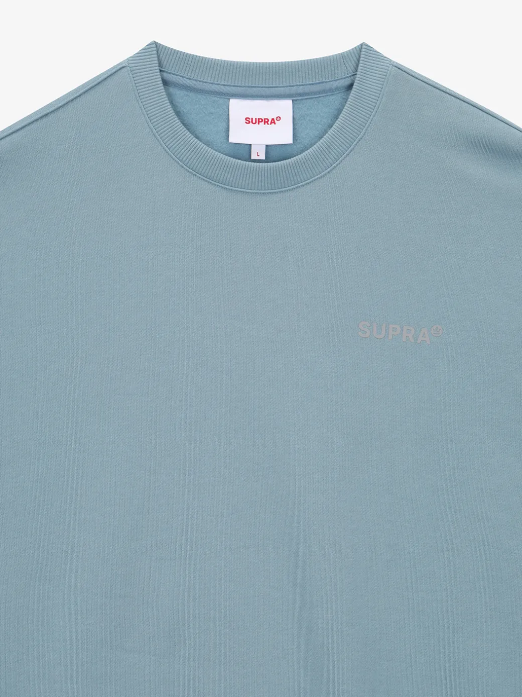 OUTDOOR WOVEN PATCH OVER FIT SWEATSHIRT
