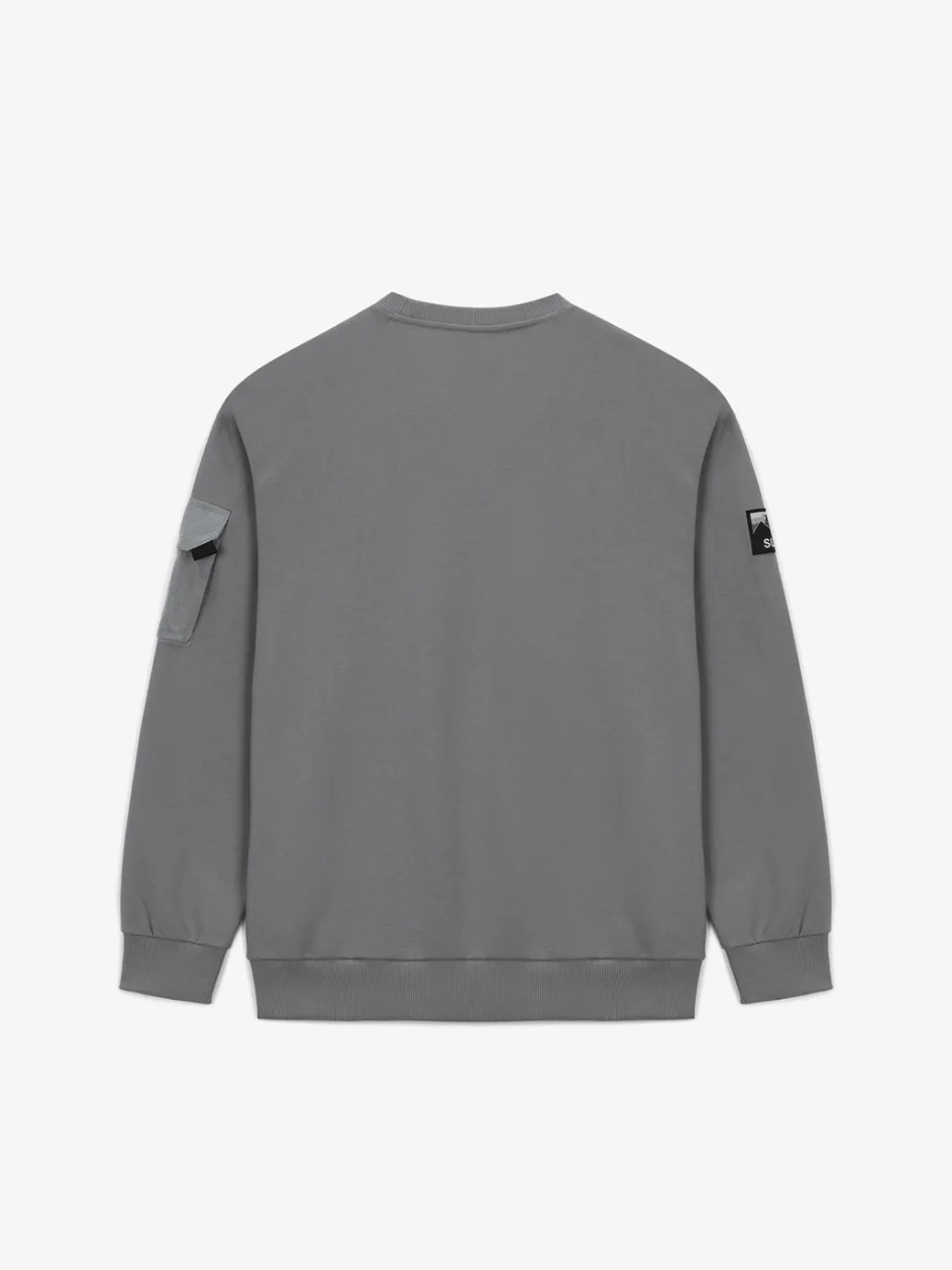 OUTDOOR WOVEN PATCH OVER FIT SWEATSHIRT