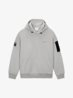 OUTDOOR WOVEN PATCH OVER FIT HOODIE