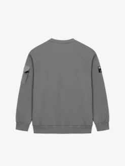 OUTDOOR WOVEN PATCH OVER FIT SWEATSHIRT
