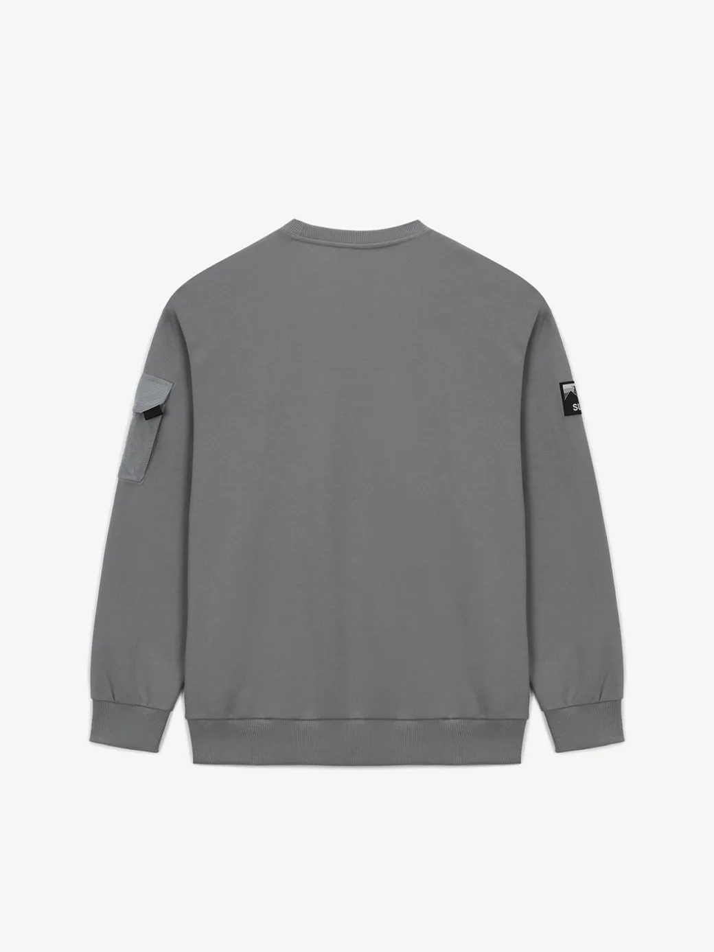 OUTDOOR WOVEN PATCH OVER FIT SWEATSHIRT