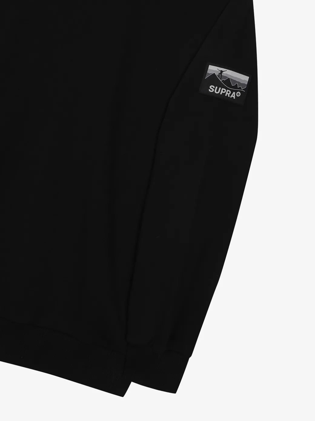 OUTDOOR WOVEN PATCH OVER FIT SWEATSHIRT