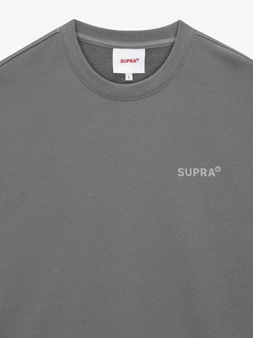 OUTDOOR WOVEN PATCH OVER FIT SWEATSHIRT