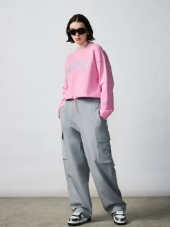 Pocket BAYC Graphic Semi-wide Woven Pants