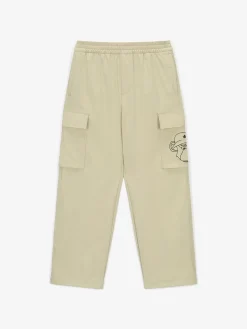 Pocket BAYC Graphic Semi-wide Woven Pants