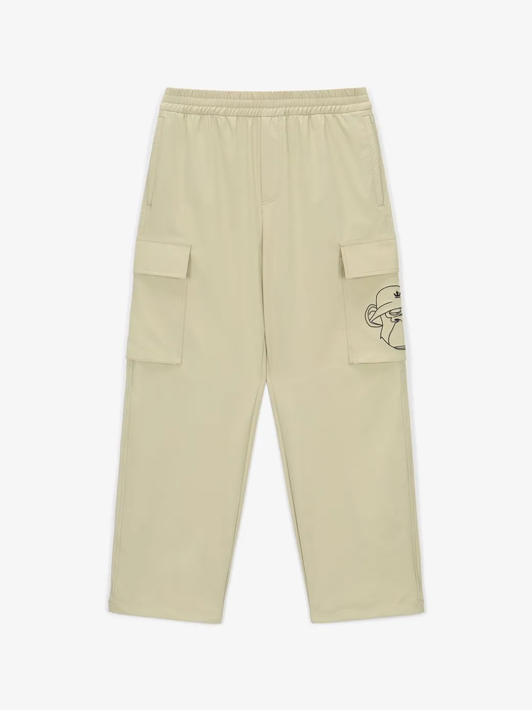Pocket BAYC Graphic Semi-wide Woven Pants