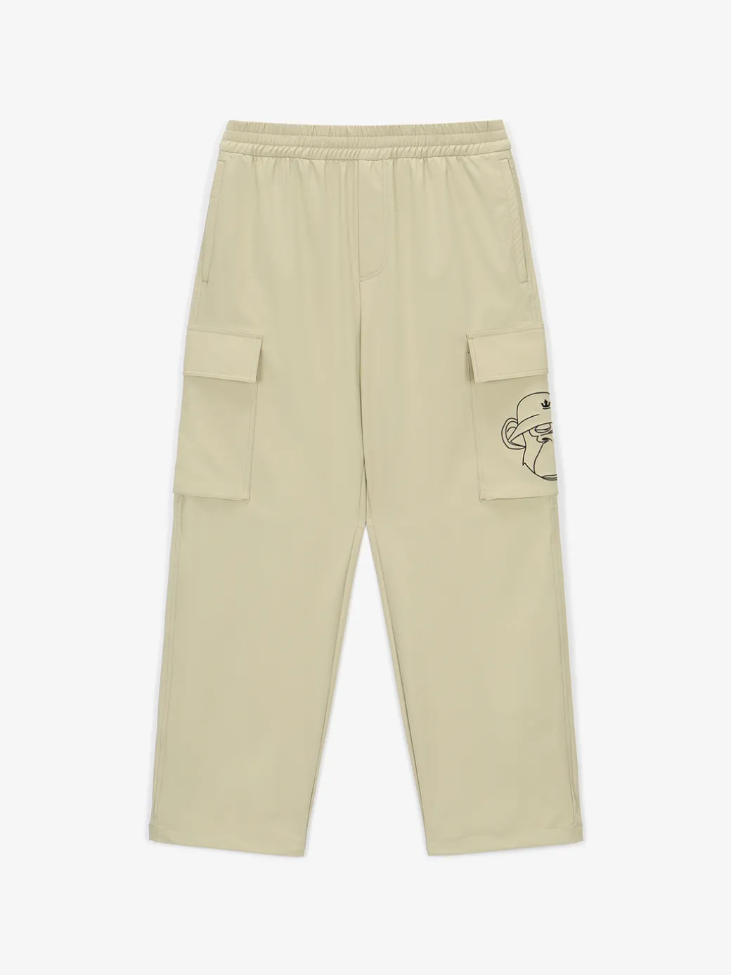 Pocket BAYC Graphic Semi-wide Woven Pants