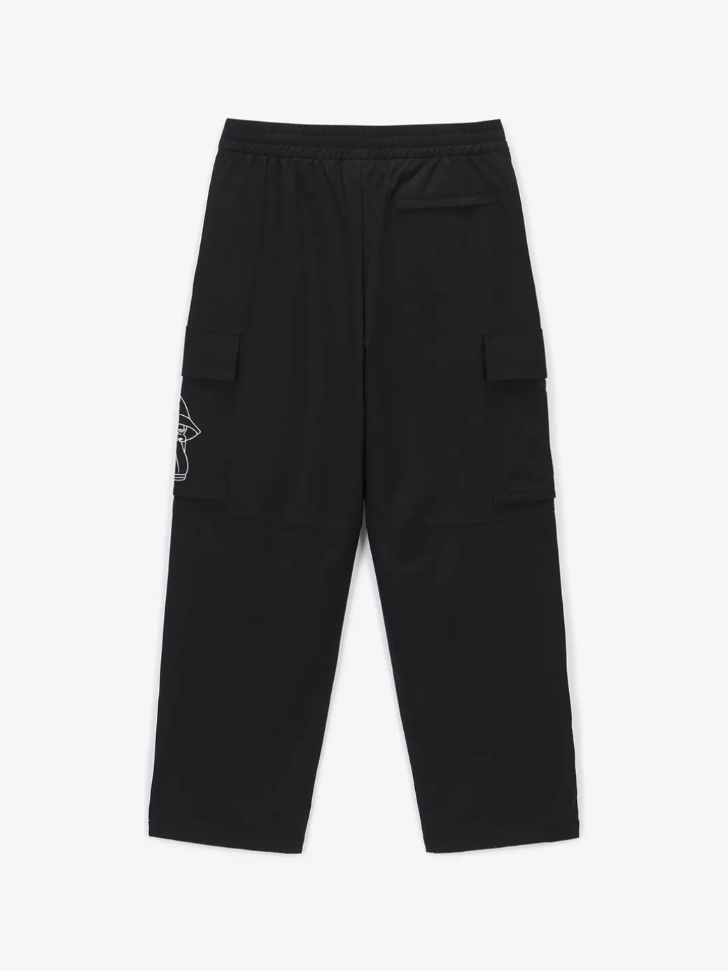 Pocket BAYC Graphic Semi-wide Woven Pants