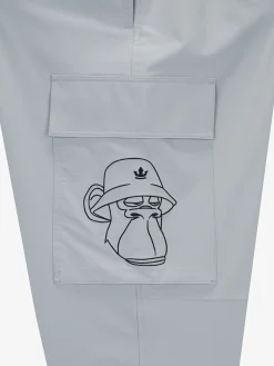 Pocket BAYC Graphic Semi-wide Woven Pants