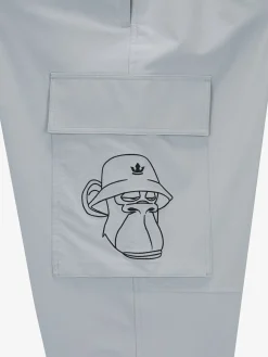 Pocket BAYC Graphic Semi-wide Woven Pants