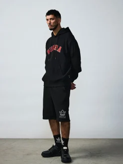 VARSITY ARCH LOGO HOODIE