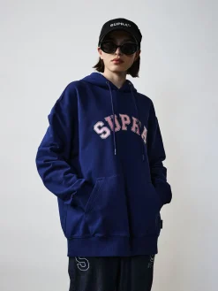 VARSITY ARCH LOGO HOODIE
