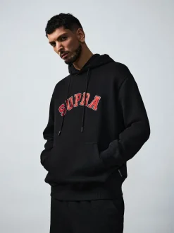VARSITY ARCH LOGO HOODIE