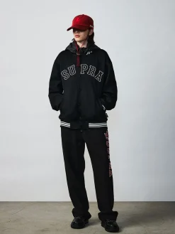 VARSITY ARCH LOGO JERSEY VARSITY JACKET