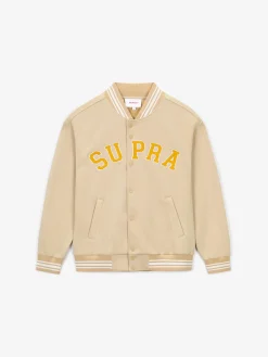 VARSITY ARCH LOGO JERSEY VARSITY JACKET