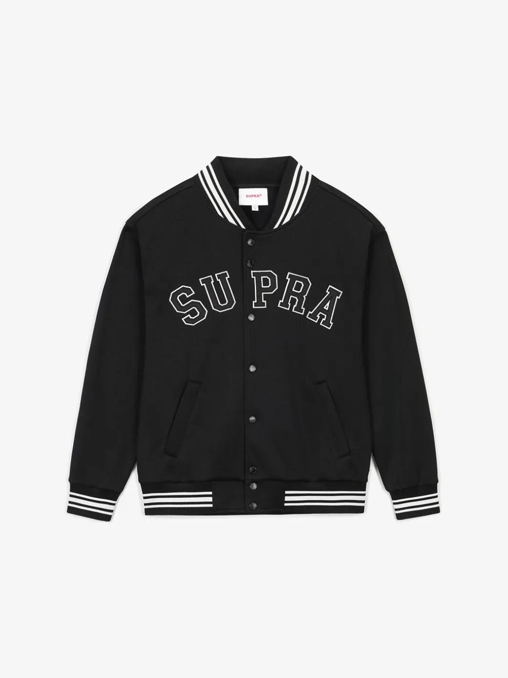 VARSITY ARCH LOGO JERSEY VARSITY JACKET