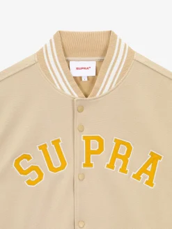 VARSITY ARCH LOGO JERSEY VARSITY JACKET