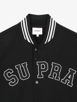 VARSITY ARCH LOGO JERSEY VARSITY JACKET