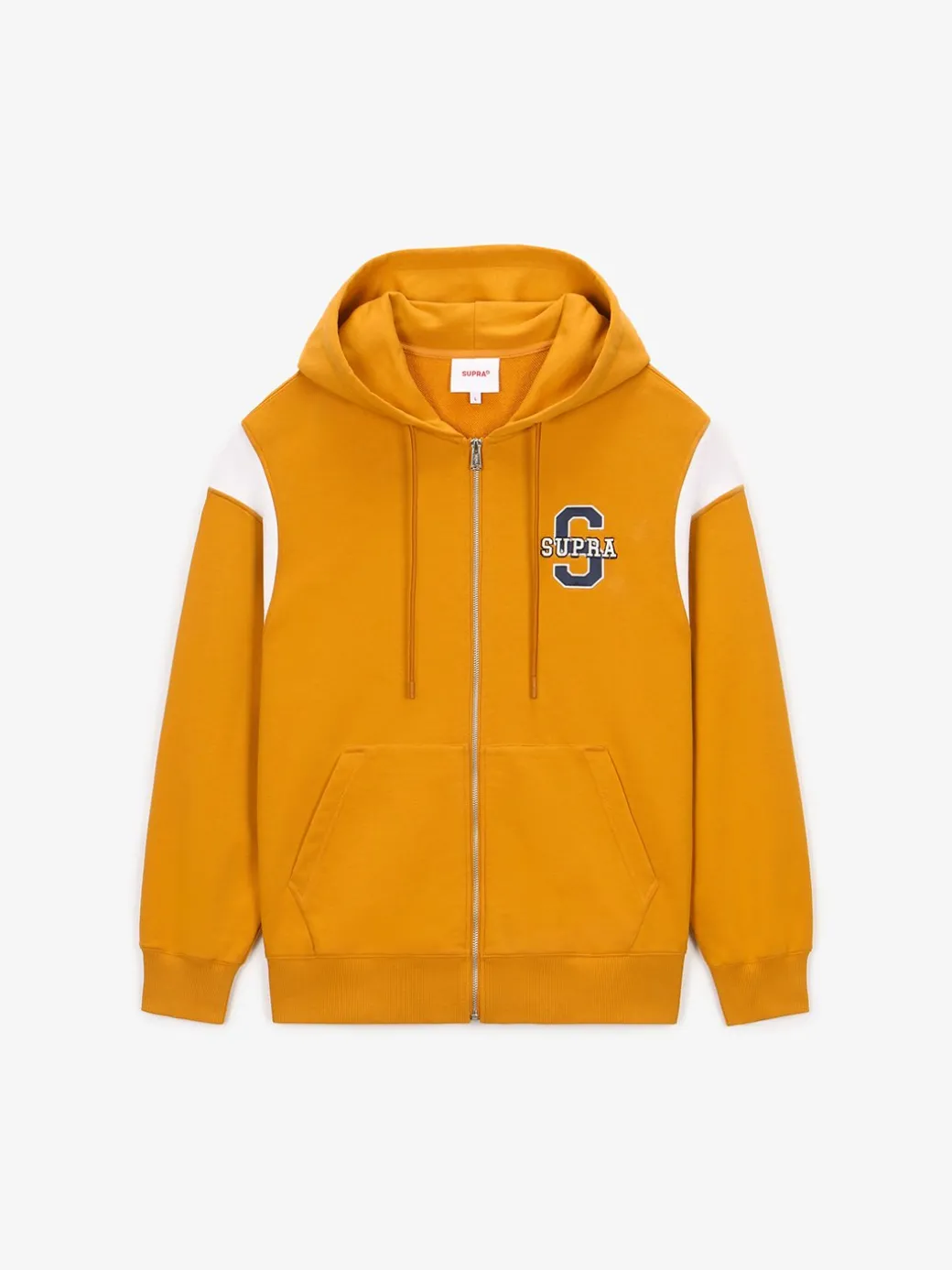 VARSITY ARCH LOGO ZIP UP HOODIE