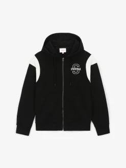VARSITY ARCH LOGO ZIP UP HOODIE