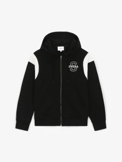 VARSITY ARCH LOGO ZIP UP HOODIE