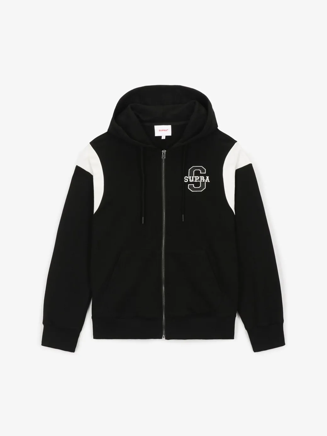 VARSITY ARCH LOGO ZIP UP HOODIE