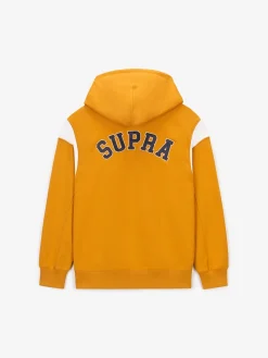 VARSITY ARCH LOGO ZIP UP HOODIE