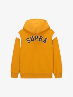 VARSITY ARCH LOGO ZIP UP HOODIE