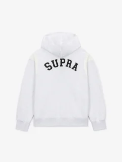 VARSITY ARCH LOGO ZIP UP HOODIE